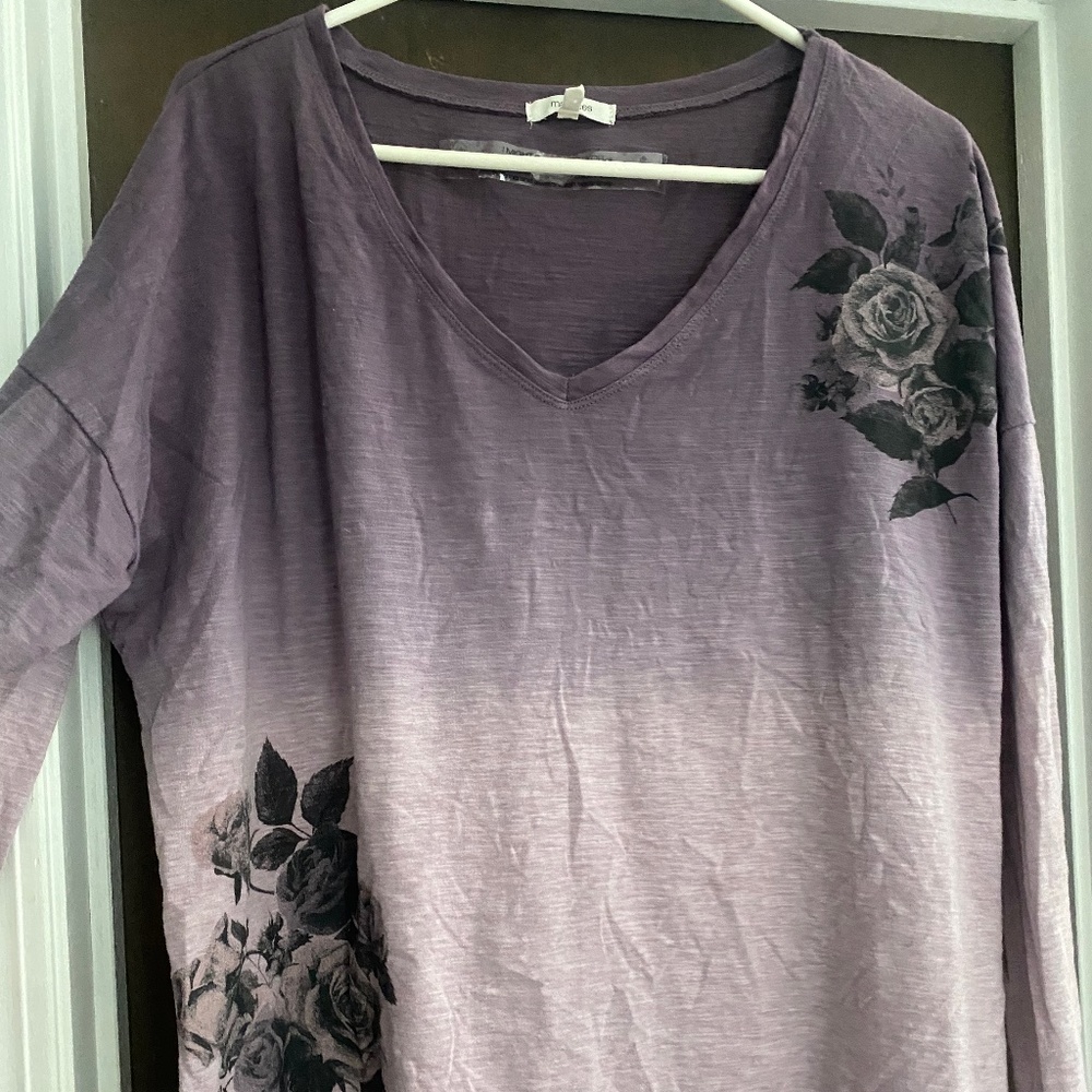 Womens scoop neck sweatshirt
